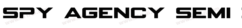 Spy Agency Semi Ital字体转换